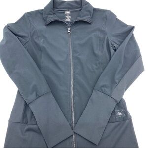 REI Women’s Jacket Black Medium Full Zipper‎ Lightweight Running with Pockets
